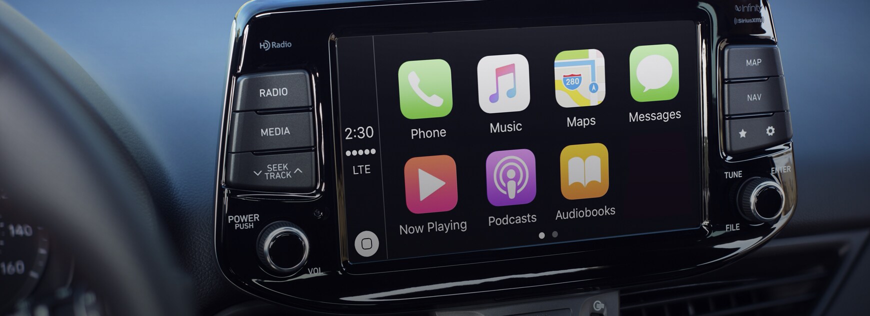 Что такое apple carplay на автомобиле hyundai санта фе